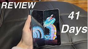 Samsung Z Fold 5 Review after 41 Days! Thoughts - Pros and Cons of My First Folding Phone! Tips!
