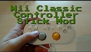 Wii Classic Controller Stick Mod