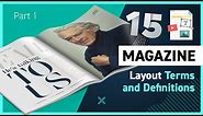 Anatomy of a Magazine Layout Part 1 - 15 Terms and Definitions