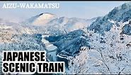 🇯🇵Riding the Most Scenic Countryside Train in Japan || Tadami Line, Aizu-Wakamatsu