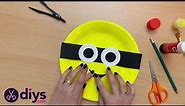 How to Make a Paper Plate Minion