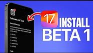 How to Install iOS 17 Beta 1