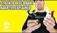 Stacked Disc brake adapter explained and review plus how to install/convert 29" bike