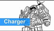 Trashtalk on Battletech: Charger