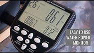 QUICK GUIDE: How to use WaterRower S4 Monitor