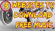 Best 15 Websites To Download Free Music