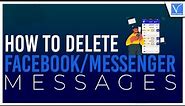How to Delete Facebook Messages at once | Delete All FB Chats in one click