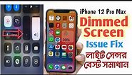 IPHONE 12 PRO MAX DIMMED SCREEN ISSUE Fix (LOW BRIGHTNESS)| iPhone 12 Pro Max Dim Backlight Solution