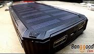 Banggood 8000mAh Solar Power Bank Teardown and Review