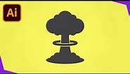 How To Draw A Nuclear Explosion In Adobe Illustrator