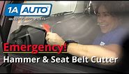 How to Use an Emergency Hammer & Seat Belt Cutter