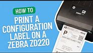 How to Print a Configuration Label on a Zebra ZD220 | Smith Corona Labels