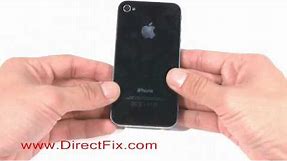 How To Replace iPhone 4 Back Glass Cover | DirectFix