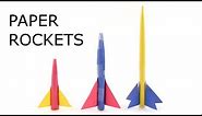Paper Rockets - STEM Activity