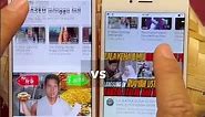 iPhone 6 vs iPhone 7 open youtube #shorts