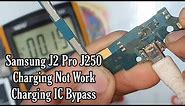 Samsung J2 Pro J250 Charging Not Work FiX Charging IC Bypass Jumper