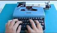 Typewriting - 1963 Olivetti Lettera 22 typewriter