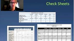 7 Tools of Quality - Check Sheets (Video 33)