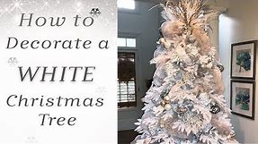 How to Decorate a White Christmas Tree