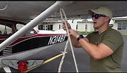 How to Tie Down an Airplane with a Rope