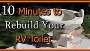 HOW TO THETFORD RV TOILET REBUILD | RV LIVING