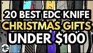 20 BEST EDC Pocket Knives Under $100 - Christmas 2023