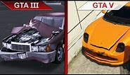 HUGE GTA III vs. GTA V COMPARISON | PC | ULTRA