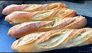 Baguette o pan francés (barras de pan muy fáciles)