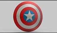 Captain America Shield Blender 2.8 Modeling