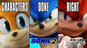 Characters Done Right - A Sonic Movie 2 Character Analysis of Sonic, Knuckles the Echidna & Tails
