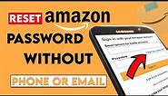 Recover your Amazon Password without Phone number & Email| Reset your Amazon password |