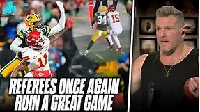 The NFL's Ref Issues Went Over The Top, Ruined Ending Of The Packers Chiefs Game | Pat McAfee Reacts