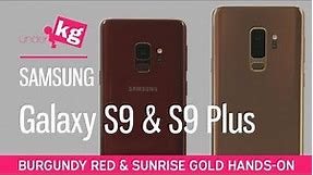 Galaxy S9 Now Comes in Burgundy Red and Sunrise Gold! [4K]
