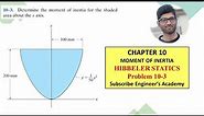 10-3 Moment of Inertia (Chapter 10) Hibbeler Statics | Engineers Academy