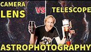 Camera Lens vs Refractor for astrophoto? FIGHT!!