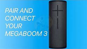 How to pair your ultimateears megaboom 3 to your device iOS or android | DT DailyTech