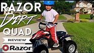 Razor Dirt Quad Review | 24 Volt Power Toy | Kids Ride on Toys | The Home Life 🏠