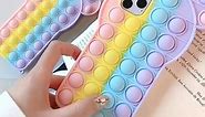 Cure rainbow color Mickey Mouse phone case