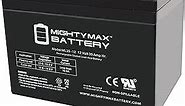 Mighty Max Battery ML35-12 - 12V 35AH U1 Deep Cycle AGM Solar Battery Replaces 33Ah, 34Ah, 36Ah
