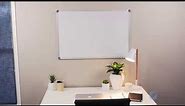 How to Install your Heavy Duty Porcelain Whiteboard