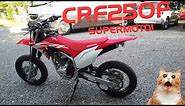 2020 CRF250F SUPERMOTO!