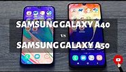 Samsung Galaxy A40 vs Samsung Galaxy A50 - comparison: Speed test and Camera comparison
