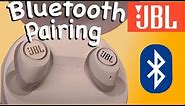 How to Pair JBL Free wireless in ear headphones by Bluetooth to a phone