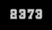 Simple Black and White numbers 1 to 8000 HD