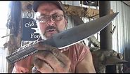 Blacksmithing - Forging A Chefs Knife From A Pipe Wrench Jaw - Full Version