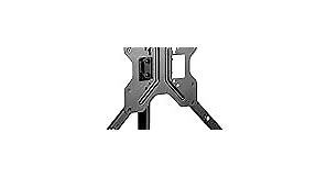 VIVO Ultra Wide TV Desk Mount for up to 55 inch Screens Weighing 66 lbs, Full Motion Height Adjustable Single Television Stand, Black, STAND-V155C