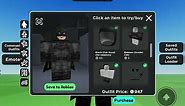 How to make a Batman avatar in roblox [READ DESC]