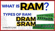 What is RAM and TYPES || DRAM & SRAM - اردو / हिंदी