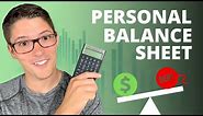 How to Make a Personal Balance Sheet (free template)