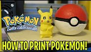 How To: 3D print Low-Poly Pokemon with DaVinci MiniMaker 3D printer